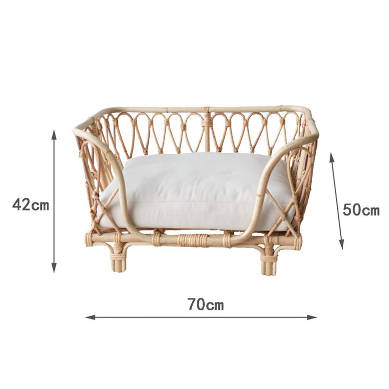 Fetch oasis store rattan dog bed